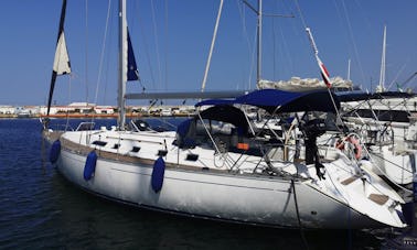 Location d'un monocoque de croisière Dufour de 45 pieds en Sicile, Italie