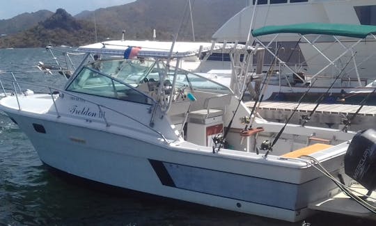 Treldon III, 27' 
   Aqua Sport 270 XF
2-225HP Merc Outboard
  5 Lines, tackle & bait