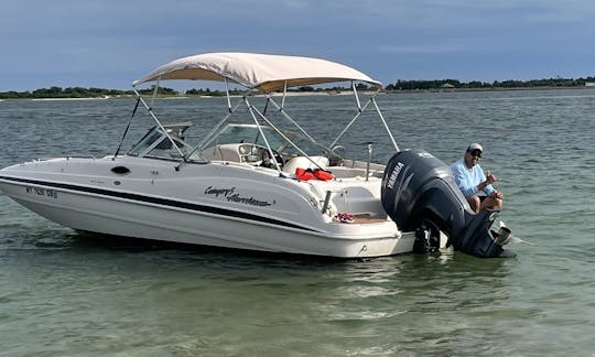 HURRICANE DECK BOAT 24ft for Charter in Freeport