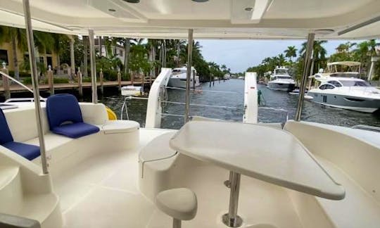 Luxury Catamaran for Charter in Cartagena holds up to 30 passengers!