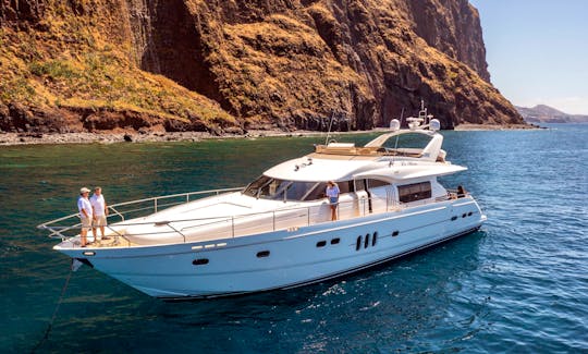 Super Yachts Viking Sport Cruiser 72 in Funchal Marina