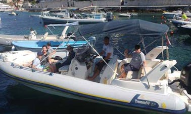 Marlin 23 300 hp RIB Available with skipper in Hvar