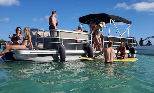 Sandbar Party Pontoon Boat in Miami - Seats 10 People