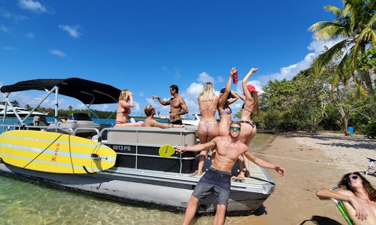 Sandbar Party Pontoon Boat in Miami - Seats 10 People