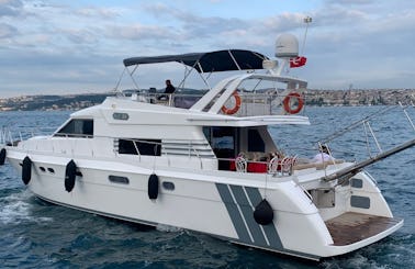 Charter the 65' Power Mega Yacht in İstanbul, Turkey!