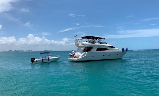 Yacht Nuvari Deluxe de 63 pieds à CANCUN