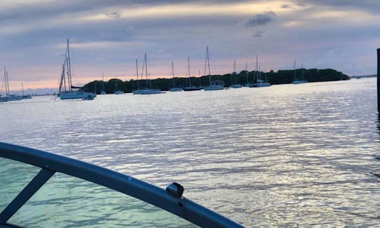 Private Cruise around Miami, FL with Boston Whaler Powerboat