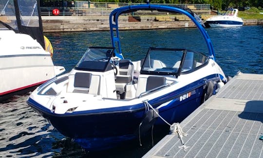 Captained Charter 21' Yamaha AR 210 cruises in lake Washington!!