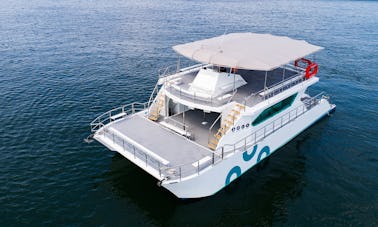 Lujoso catamarán a motor de 72 pies en Nuevo Vallarta y Puerto Vallarta