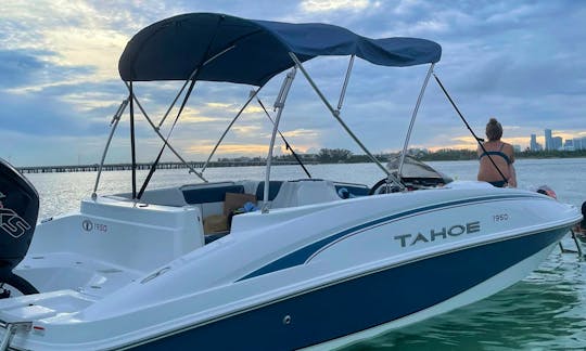Tahoe Deckboat for Charter in Miami