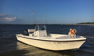 Excursiones, cruceros o pesca en la isla del área de Charleston con el capitán Chris