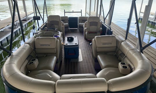 2018 Trifecta Pontoon for Charter on Lake Lewisville