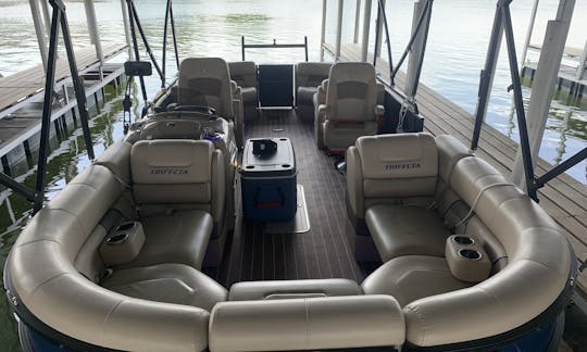 2018 Trifecta Pontoon for Charter on Lake Lewisville