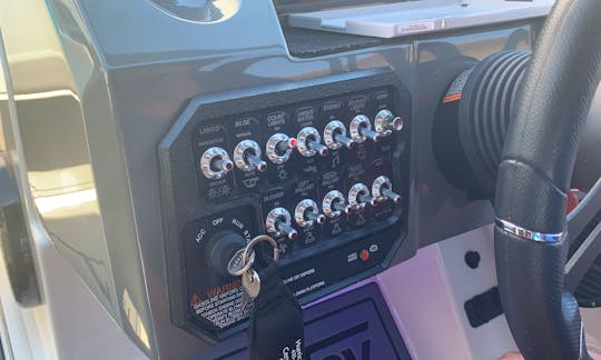 Controls for ballast, lights, surfing, stereo, etc.