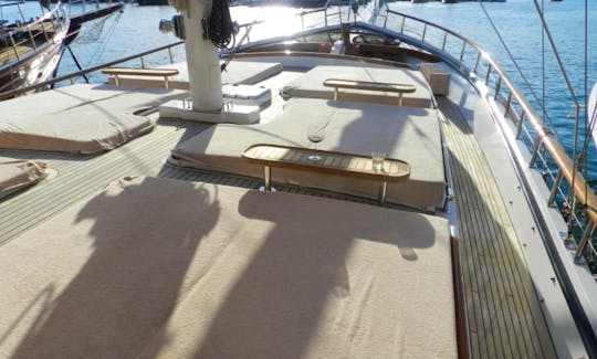 22 Person Sailing Turkish Gulet for Charter in Bodrum, Gulet