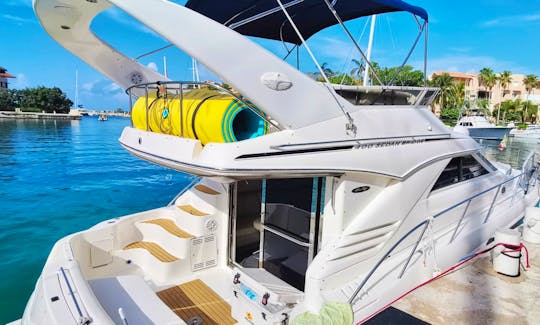40 ft. Sea Ray Motor Yacht Rental in Puerto Aventuras, Mexico