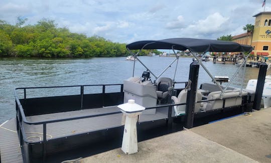 Party Pontoon Barge for up to 12 People!!