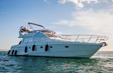 Ferretti 47 Mega Luxury Yacht for Daily Charter in Ornos