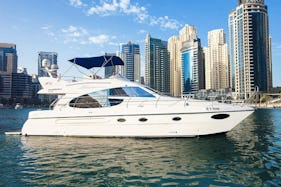 Charter Luxury 50 feet Yacht for 20 guest in Dubai Marina Harbor 