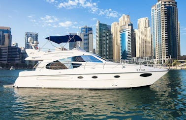 Charter Luxury 50 feet Yacht for 15 guests in Dubai