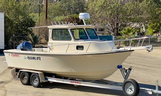 Parker 23ft Fishing Boat in Santa Monica Bay and Catalina