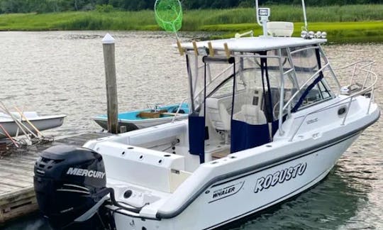 Captained 23' Boston Whaler Conquest in East Hampton, New York