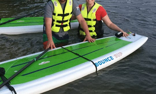 PaddleFit Intro-SUP Lesson @ Salem Lake, Wisnton-Salem