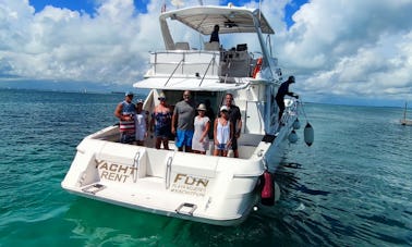 Motor Yacht 55ft #GMBSR55 Playa Mujeres  op: JetSki Scooter  Paddleboard