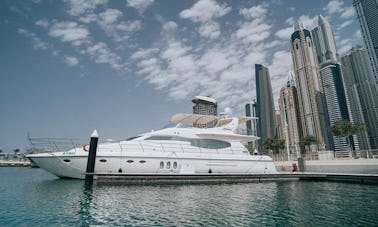 Most Luxurious 75ft yacht for best cruise in Dubai