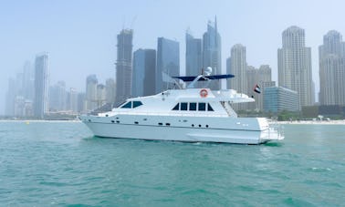 Spacious & Luxury 76ft Yacht in Dubai