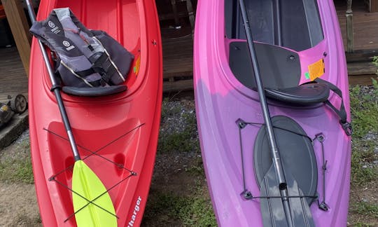 2 Single Kayaks for Rent in Tavares