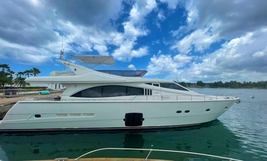 Luxury Ferreti 74 Power Mega Yacht in Punta Cana, La Altagracia