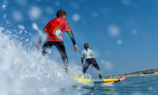 Fun Surf Lessons for all ages with amazing instructors In Penmarch