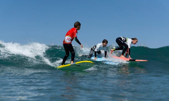 Fun Surf Lessons for all ages with amazing instructors In Penmarch