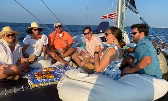 Stiletto 30 Catamaran for Dolphin Watching, Sunsets, Snorkeling in Destin