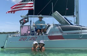 Stiletto 30 Sailing Catamaran for Dolphin Watching, Sunsets, Snorkeling and More in Destin