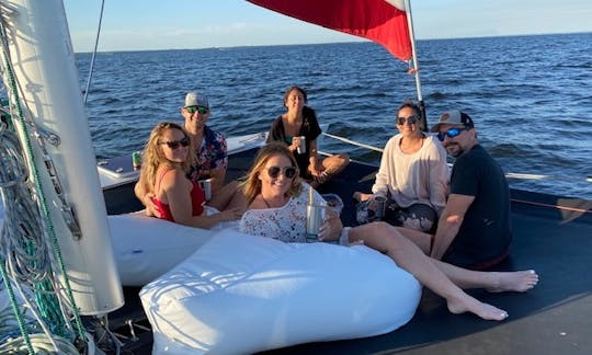 Catamarán Stiletto 30 para observar delfines, puestas de sol y bucear en Destin