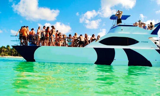 60ft Luxury Catamaran BOOZE CRUISE PUNTA CANA PARTY!!