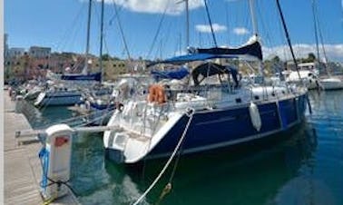 Sailing the beauty of Aeolian islands in relax -Sicily -  Italy - on a 50 feet