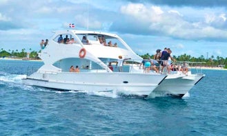 Cap Cana Saona Private Cruise On Two Level Party Yacht
