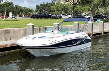 ⭐ 22' Hurricane Sundeck 2200 powerboat in Tampa Bay area