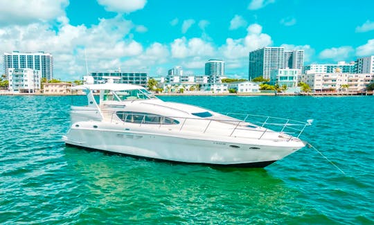 Sea Ray Hard Top 50 ft Luxury Yacht in Miami Beach