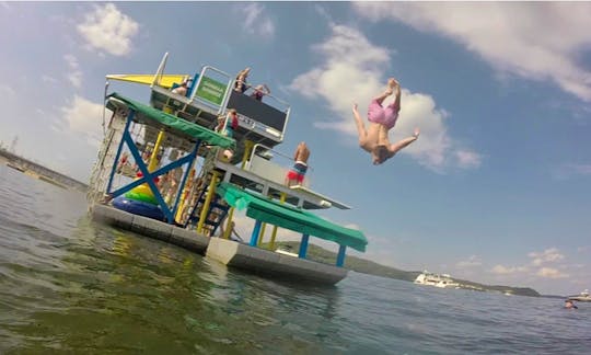 Host a Party on the Custom Mobile Water Park in Jonestown, Texas