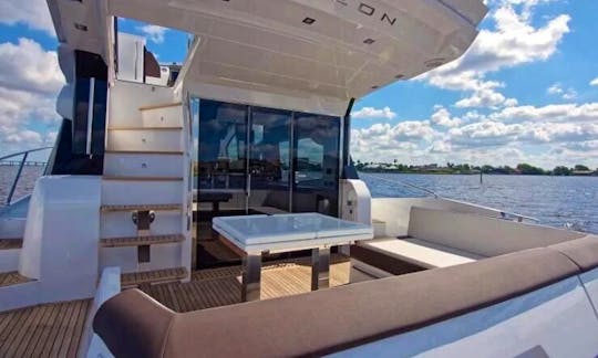 58' Galeon - Palm Beach Yacht Rental