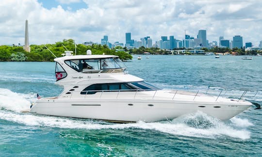 Luxury Sea Ray Flybridge 60' in Beautiful Miami, Florida