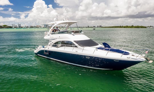 52' Sea Ray Mega Yacht Rental in Miami Beach, Florida