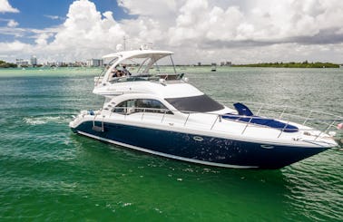 52' Sea Ray Mega Yacht Rental in Miami Beach, Florida