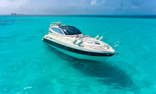 Yacht Cranchi Premiere 48 Ft Private Charter In Cancun 15 Guests