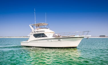 Yacht de croisière de luxe privé Hatteras de 45 pieds à Destin, en Floride