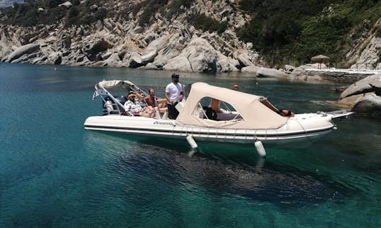 CHARTER THE 22FT OCEANIC MILLENIUM RIB at PORTO RAFTI GREECE